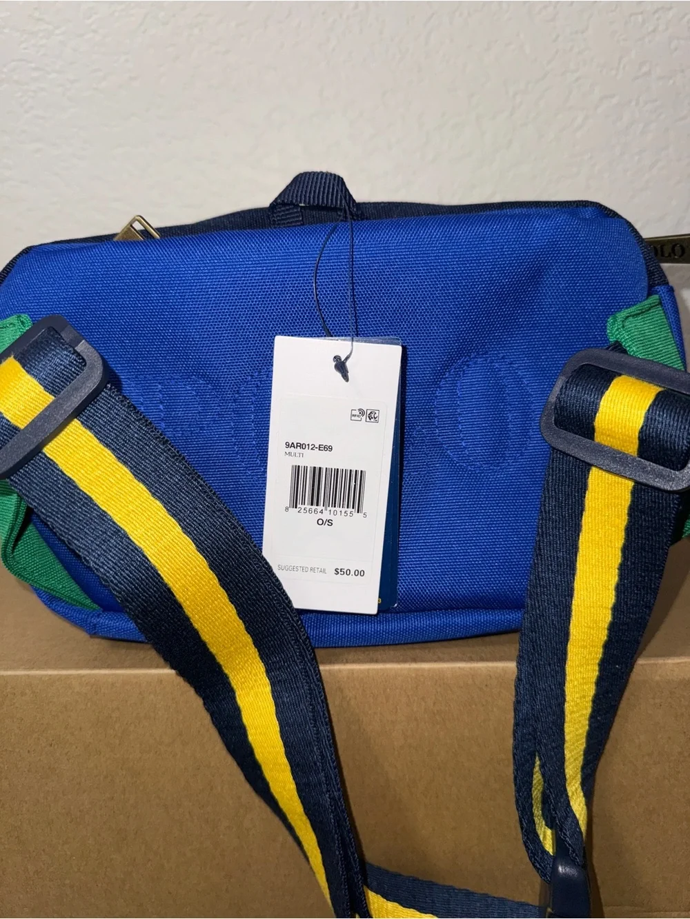 Polo by Ralph Lauren Navy, Blue & Red Belt Bag